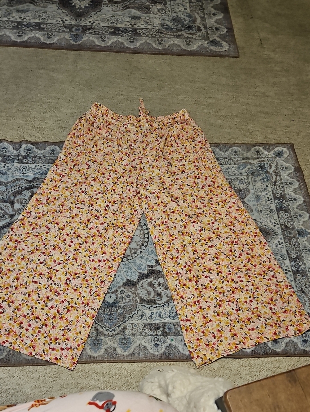 torrid Yellow Floral Wide-Leg Pants